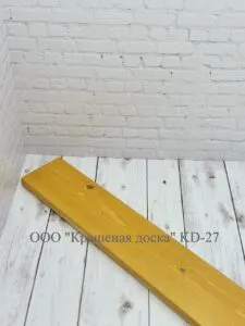 Крашеная доска пола